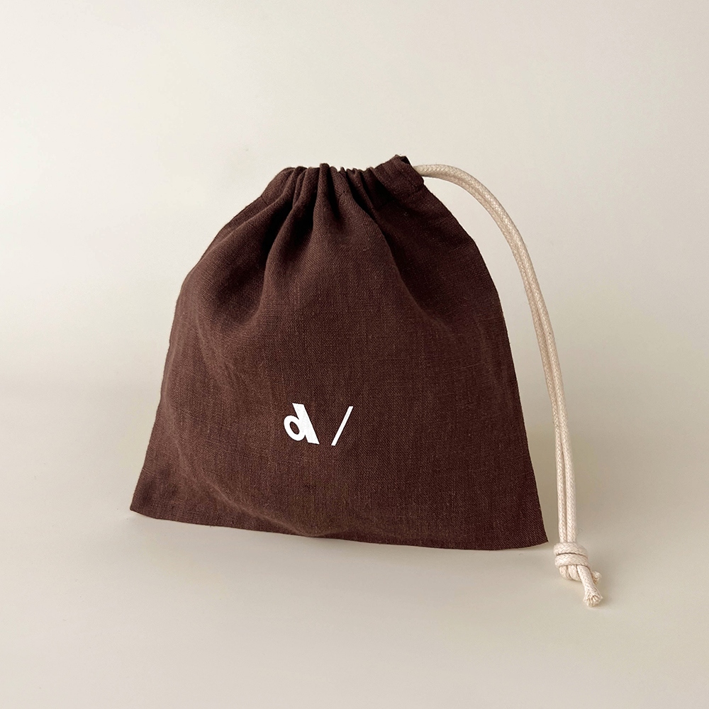 Hotel-DDR12-Linen Cotton Single Drawstring Pouch
